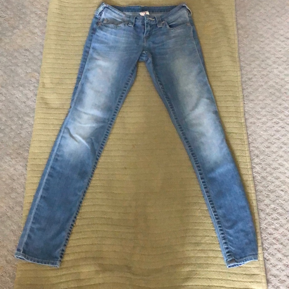 True Religion Lught Wash Skinny Jean